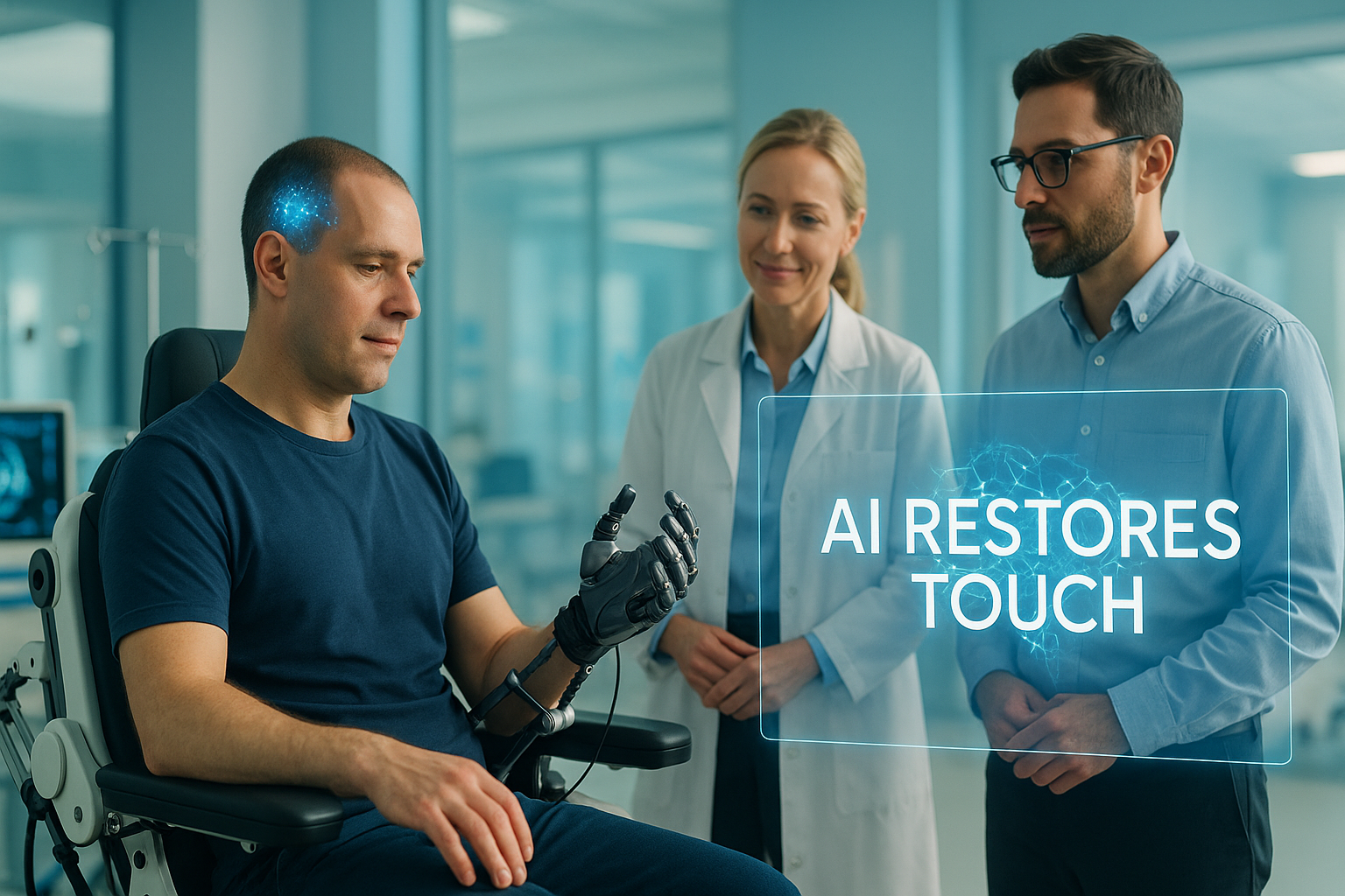 AI Brain Implant Restores Movement and Touch After Paralysis