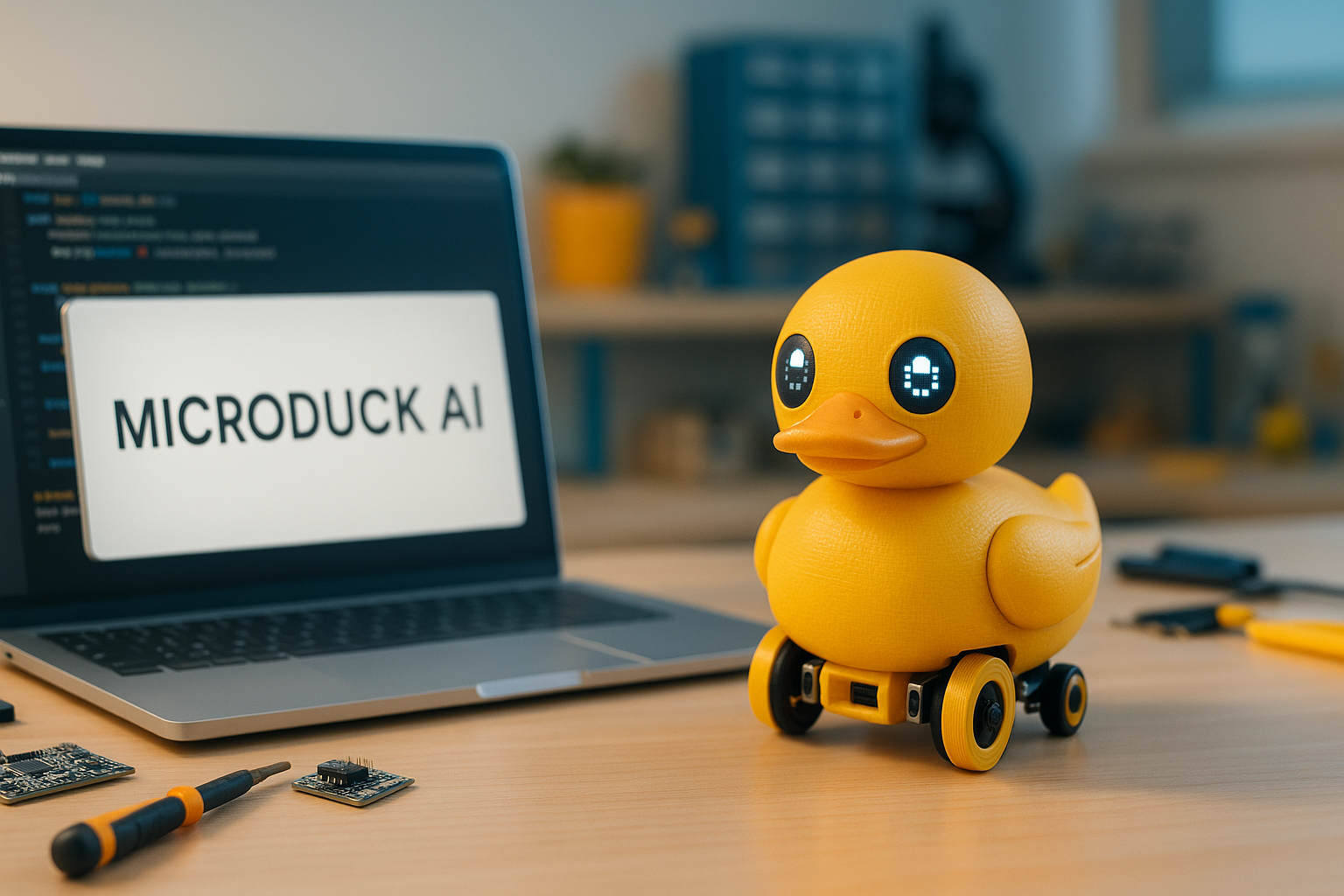 Hugging Face Microduck Makes Open Source Robotics Cute, Cheap, and Trainable