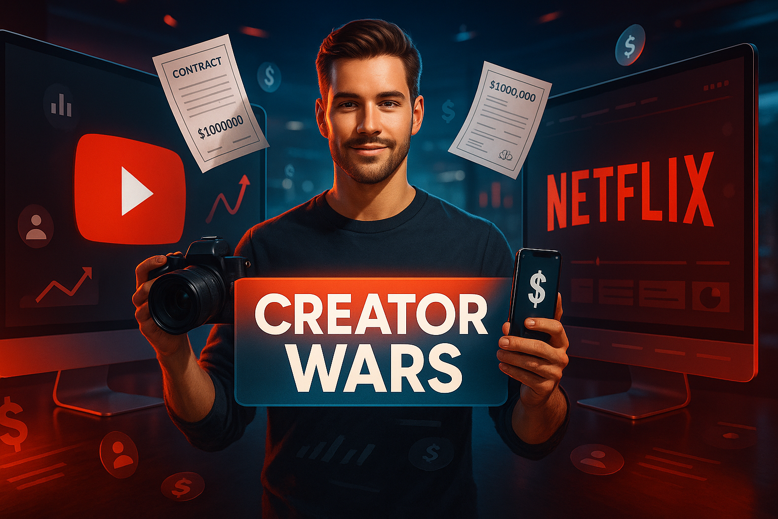 YouTube, Netflix, and the Million Dollar Fight for Creators
