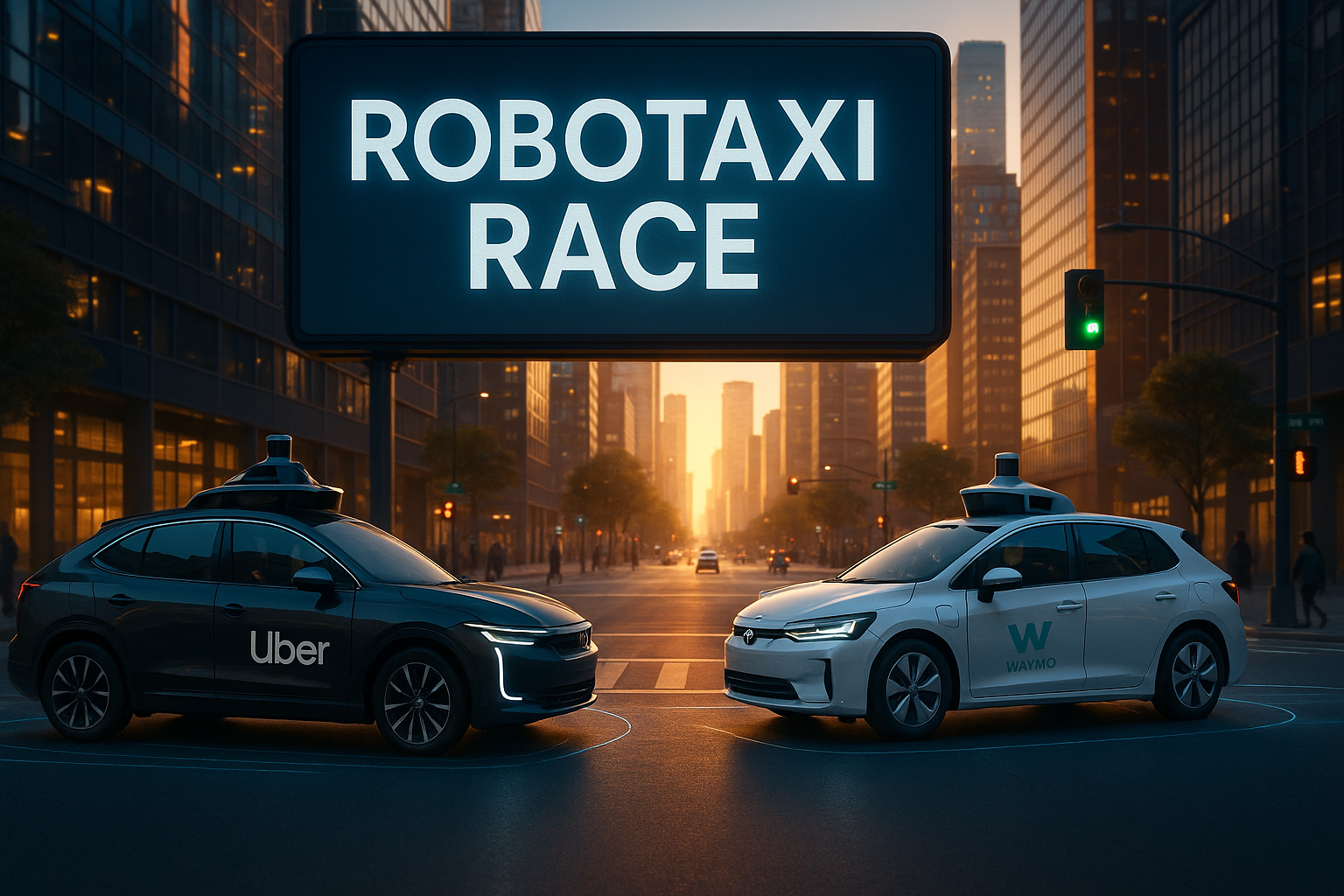 Uber and Waymo Spar as the Robotaxi Future Arrives