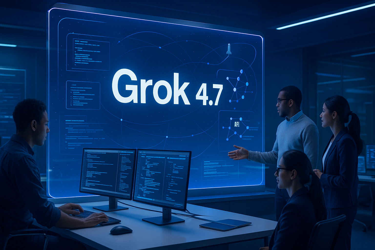 SpaceXAI Grok 4.7 Arrives for Coding, APIs, and Knowledge Work