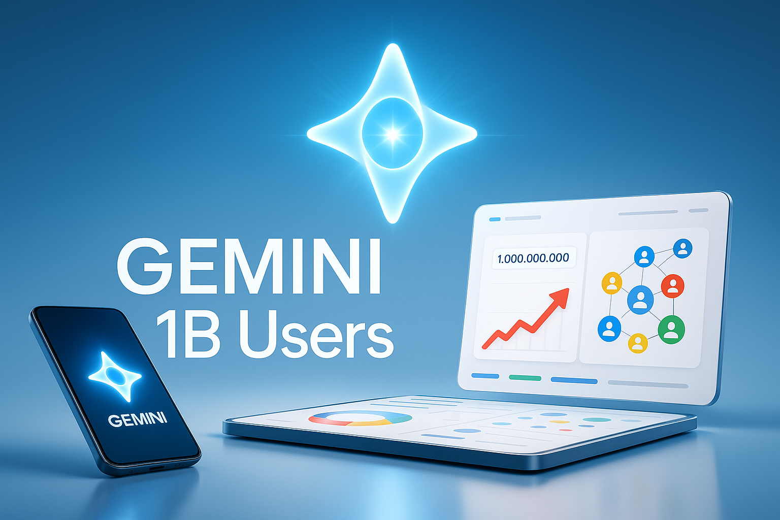 Gemini Hits 1 Billion Users, Fastest Google Product Rise