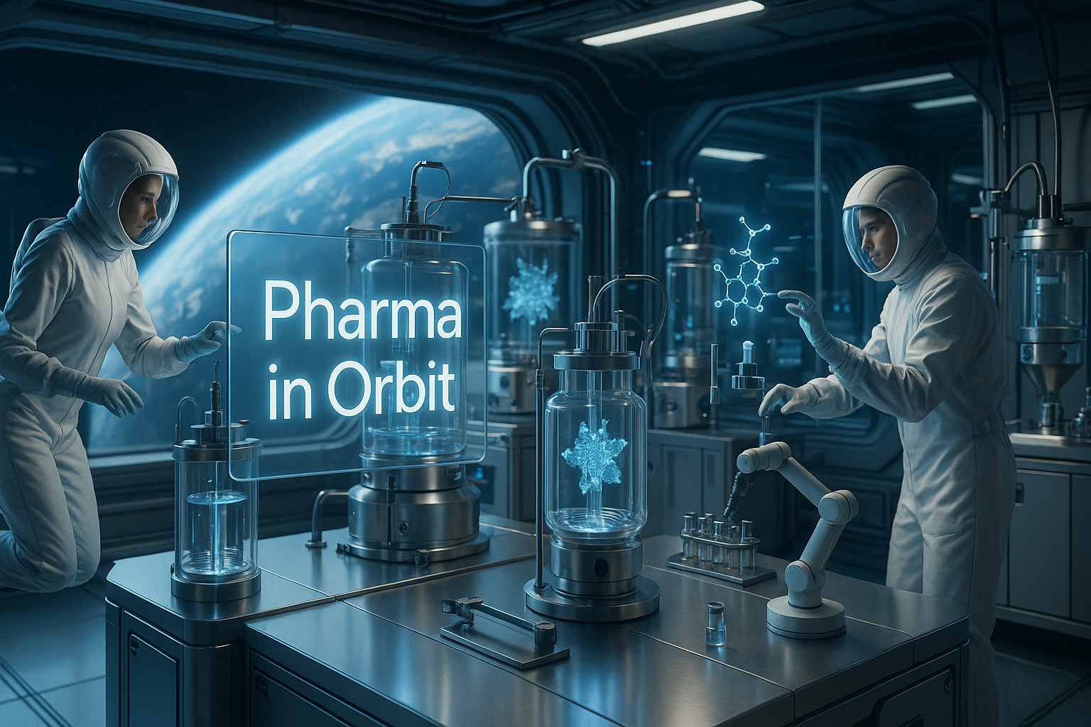 Drug Manufacturing in Orbit Could Be the Next Giant Leap for Pharma