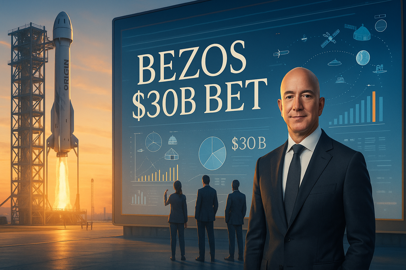 Jeff Bezos 30 Billion Bet on Blue Origin and the New Space Economy
