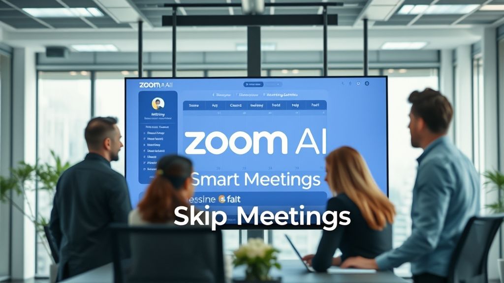 Zoom Unveils AI Tool to Recommend Which Meetings You Can Skip and Manage Your Calendar Efficiently