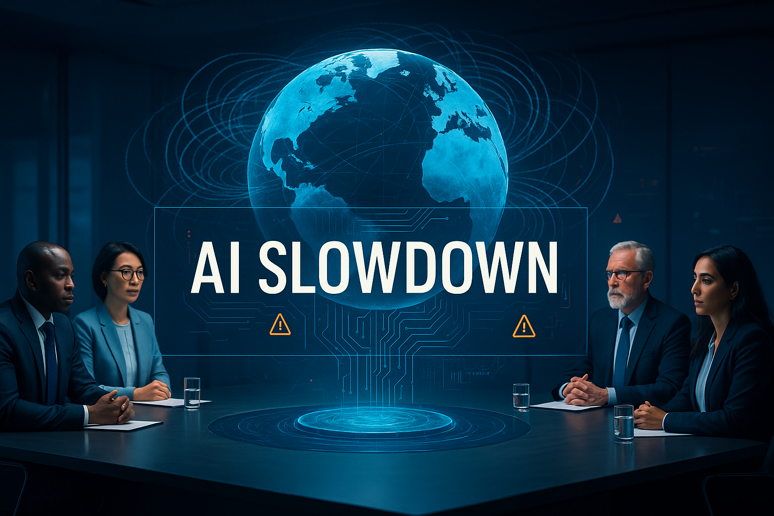 AI Leaders Call for a Global Slowdown as Recursive AI Risks Move Mainstream