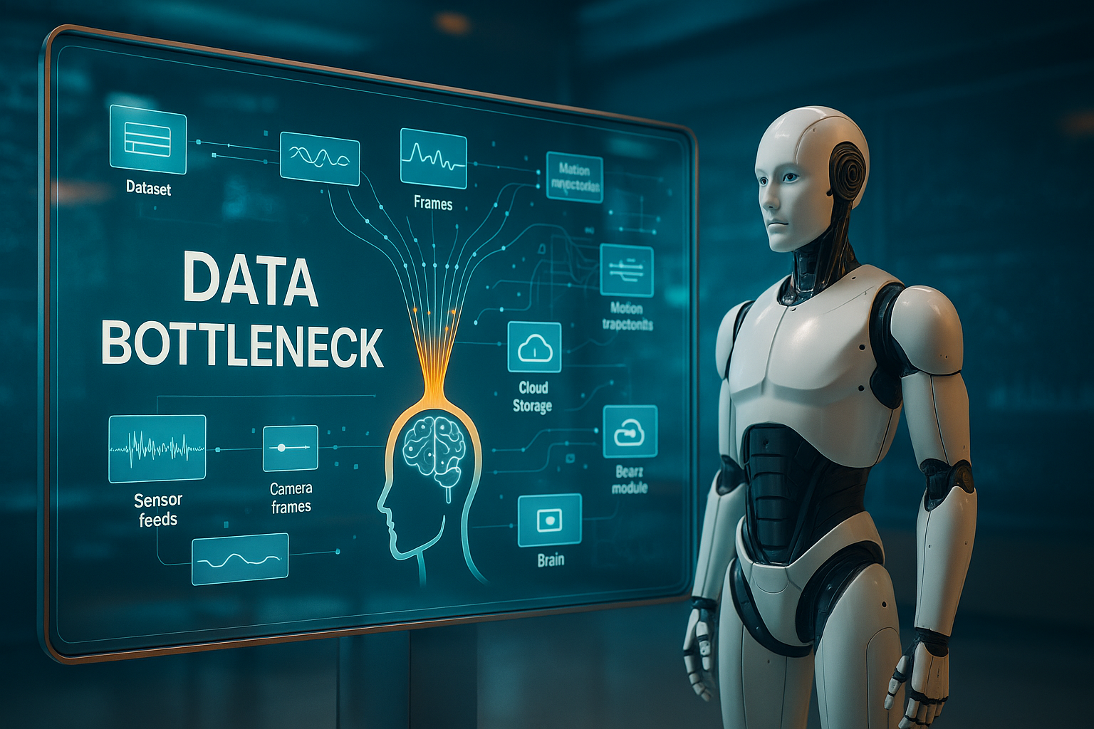 The Data Bottleneck in Training General Purpose Robots
