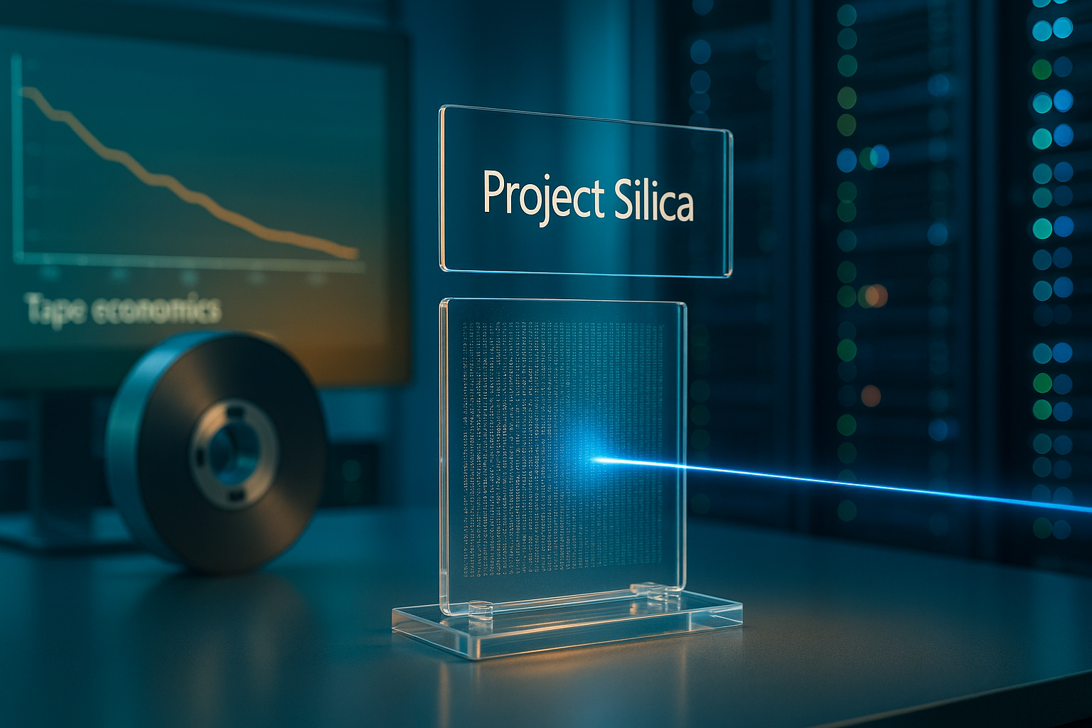 Microsoft Project Silica, Brilliant Storage Tech Meets Tape Economics