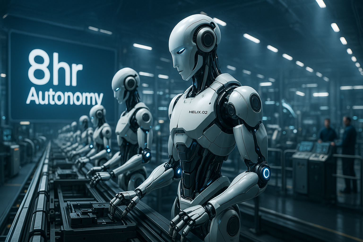Helix 02 Humanoid Robots Achieve Autonomous 8 Hour Factory Shifts