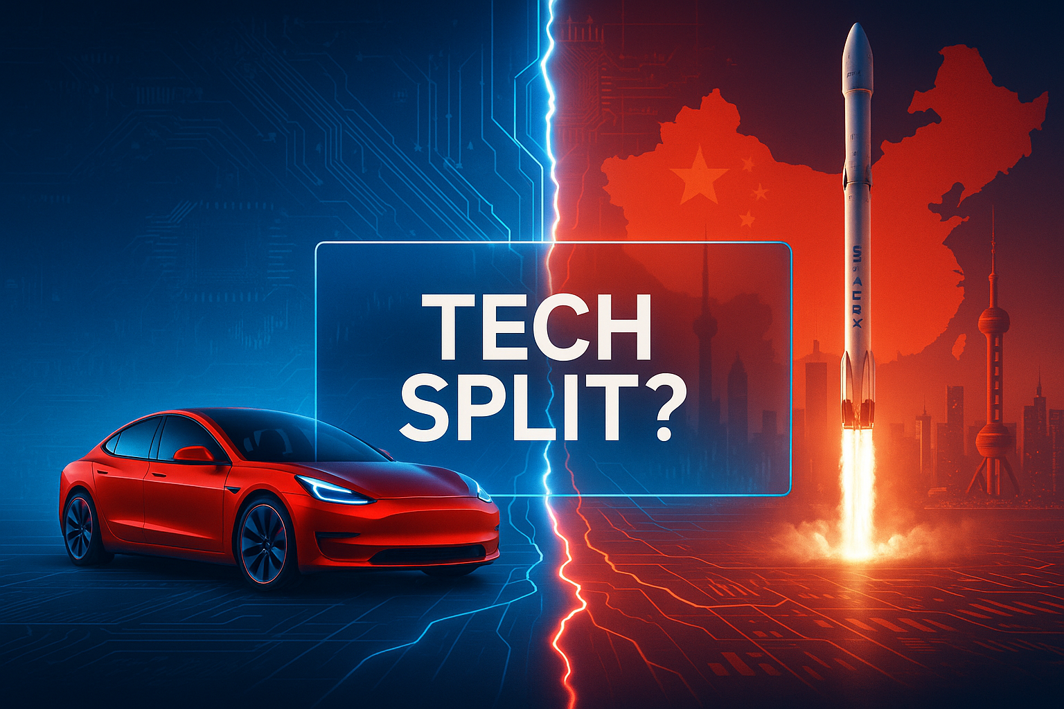 Tesla, China, and SpaceX - Why a Breakup Could Redraw Big Tech