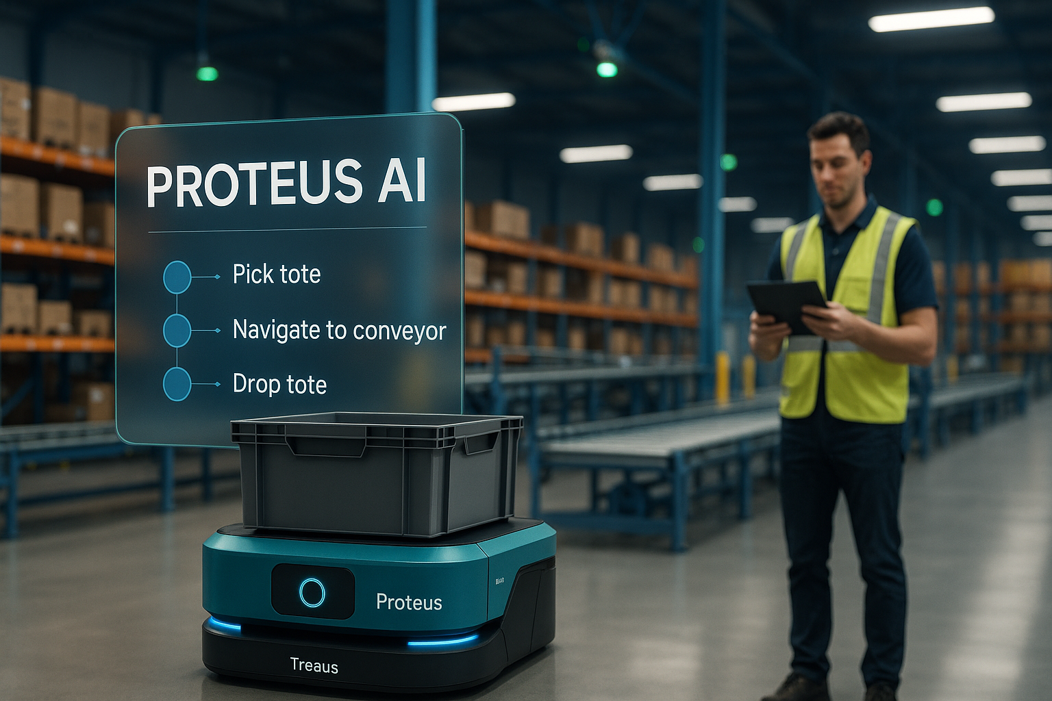 Amazon Proteus Gets Plain Language AI, And Warehouse Robotics Changes Forever